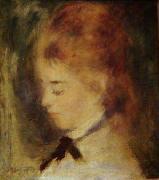 Pierre-Auguste Renoir Retrato de mujer oil painting artist